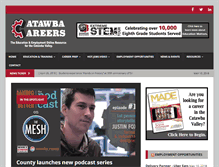 Tablet Screenshot of catawbacareers.com